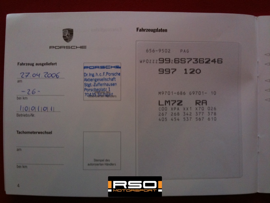 RSO Selection Porsche 997 Carrera S